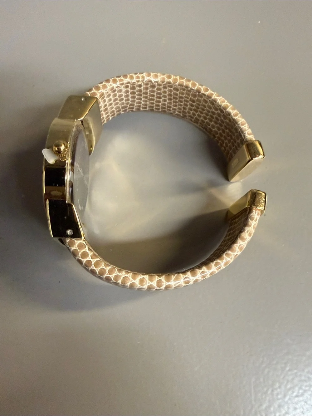 Avon Color Burst Cuff Watch Champagne New In Box Vintage 2007
